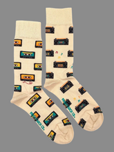 Load image into Gallery viewer, men&#39;s socks - cassette &amp; boom box
