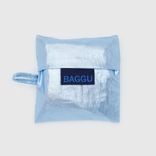 Load image into Gallery viewer, baggu  metallic light blue - baby size
