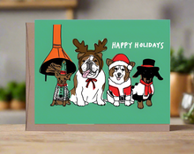 Load image into Gallery viewer, happy holidays card
