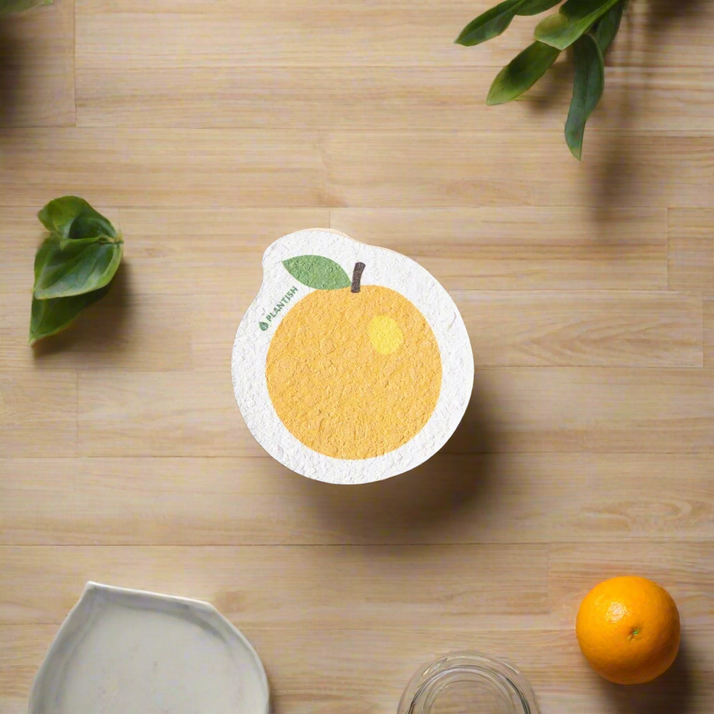 orange pop-up sponge