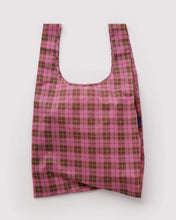 画像をギャラリービューアに読み込む, baggu -  azalea pink tartan  - standard size - prebook arriving mid july
