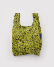 Load image into Gallery viewer, baggu - chartreuse paisley - baby size
