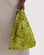 baggu - chartreuse paisley - baby size