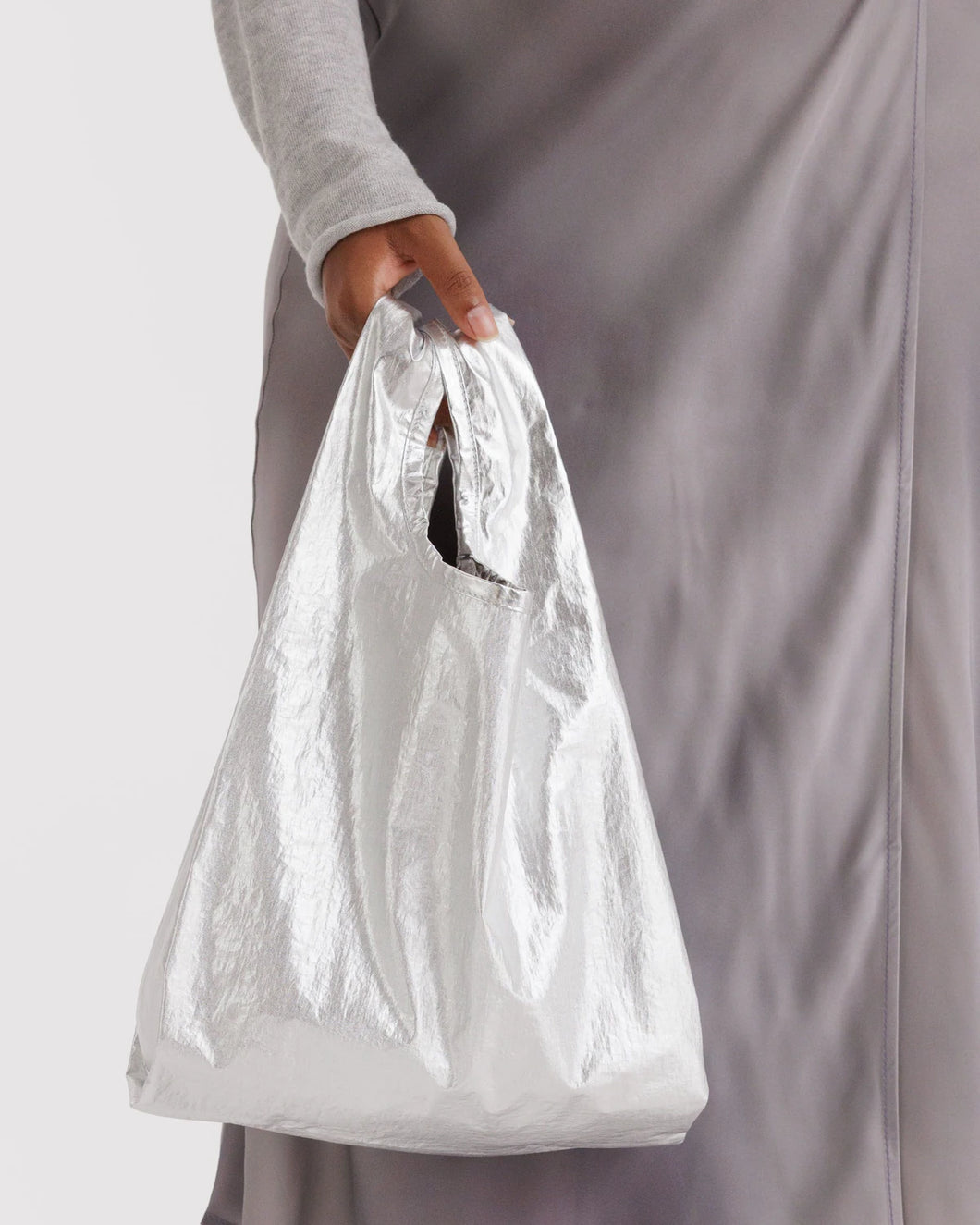 baggu - chrome metallic - baby size - special order