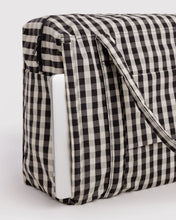 Load image into Gallery viewer, baggu - carry-on cloud - black &amp; cream gingham - COMING SOON
