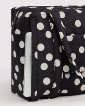 Load image into Gallery viewer, baggu - carry-on cloud - black &amp; cream polka dot  - COMING SOON
