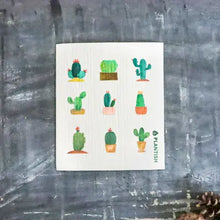 Load image into Gallery viewer, cactus Swedish dishcloth
