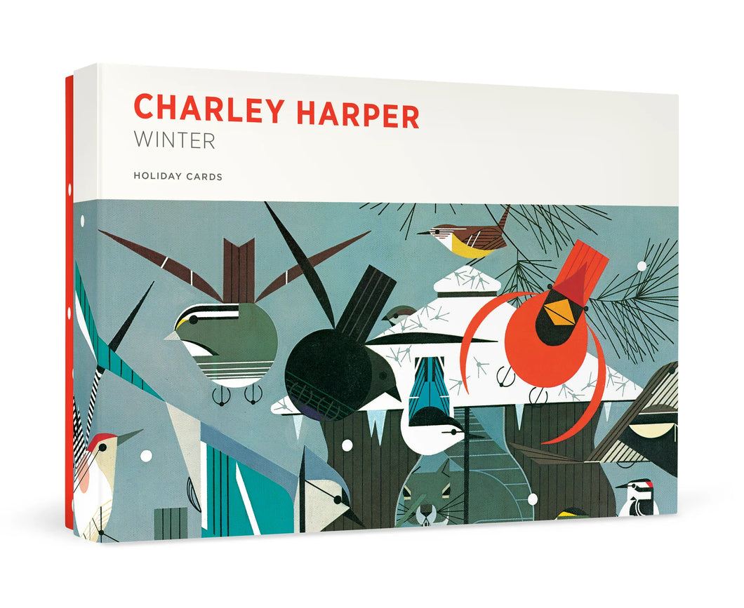 charley harper - winter - boxed holiday cards