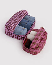 画像をギャラリービューアに読み込む, baggu  - packing cube set - check mix
