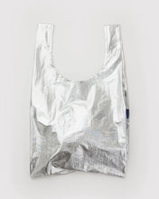 Load image into Gallery viewer, baggu - chrome  - metallic bag - standard size - prebook arriving early nov
