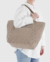 Load image into Gallery viewer, baggu - cloud bag - brown stripe
