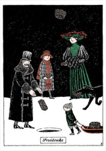 Load image into Gallery viewer, edward gorey - fruitcake -  boxed holiday cards
