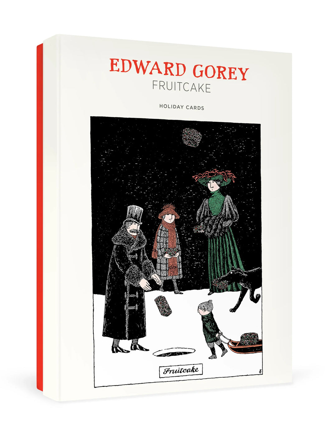 edward gorey - fruitcake -  boxed holiday cards