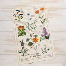 Load image into Gallery viewer, Edible Flowers Dishtowel - COMING SOON
