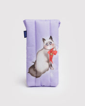 Load image into Gallery viewer, baggu - puffy eyeglasses sleeve - fancy cats  - prebook arriving late oct/early nov
