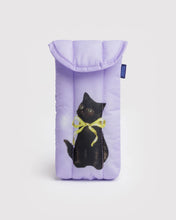 Load image into Gallery viewer, baggu - puffy eyeglasses sleeve - fancy cats  - prebook arriving late oct/early nov
