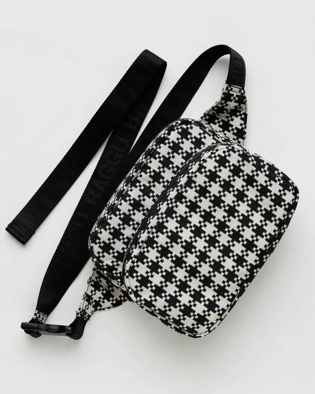 baggu fanny pack - black & white gingham