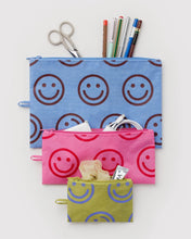 Load image into Gallery viewer, baggu -  flat pouch set - happy mix
