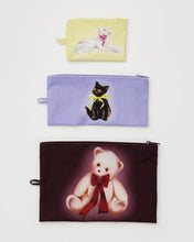 Load image into Gallery viewer, baggu -  flat pouch set - fancy animals - prebook arriving late oct/early nov
