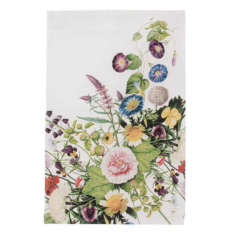 koustrup & co. - flower garden tea towel