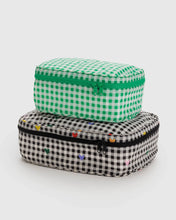 Load image into Gallery viewer, baggu  - packing cube set -  gingham
