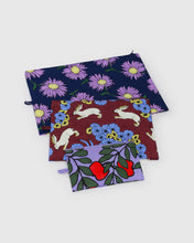 Load image into Gallery viewer, baggu - go pouch set - night orchard - prebook arriving late oct/early nov
