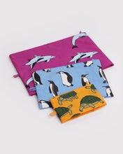 Load image into Gallery viewer, baggu - go pouch set - vacation animals
