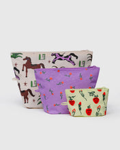 Load image into Gallery viewer, baggu - go pouch set - painted prairie
