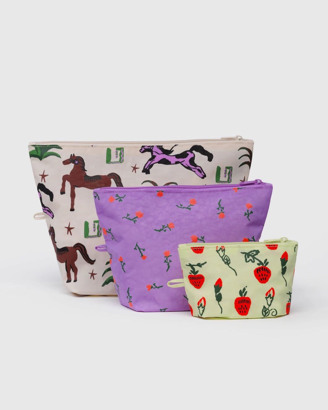baggu - go pouch set - painted prairie  - prebook arriving late oct/early nov