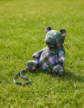 Load image into Gallery viewer, baggu - bear bag - green plaid star - prebook arriving late oct/early nov

