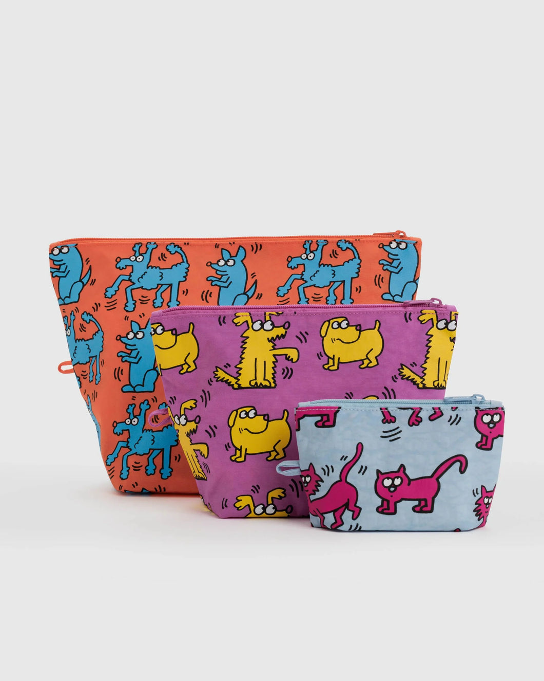 baggu - go pouch set - keith haring