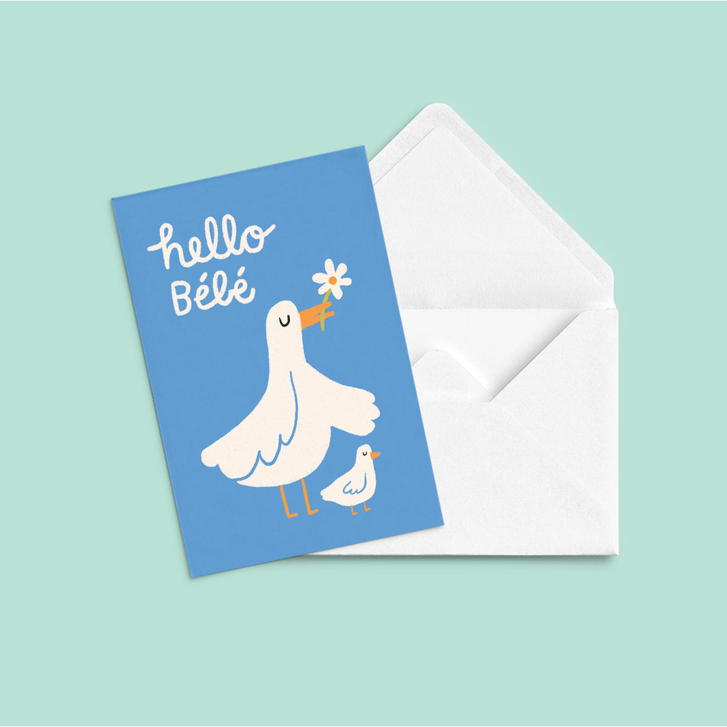 greeting card surprise bag - French