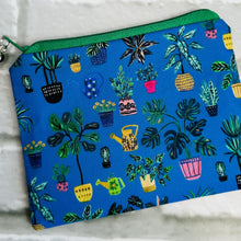 Load image into Gallery viewer, zip pouch - house plants

