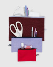 Load image into Gallery viewer, baggu -  flat pouch set - kaleidoscope mix  - prebook arriving late oct/early nov
