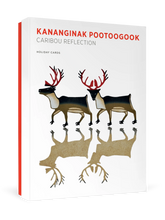 Load image into Gallery viewer, kananginak pootoogook - caribou reflection - boxed holiday cards
