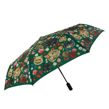 Load image into Gallery viewer, kitschy cats umbrella - naked decor
