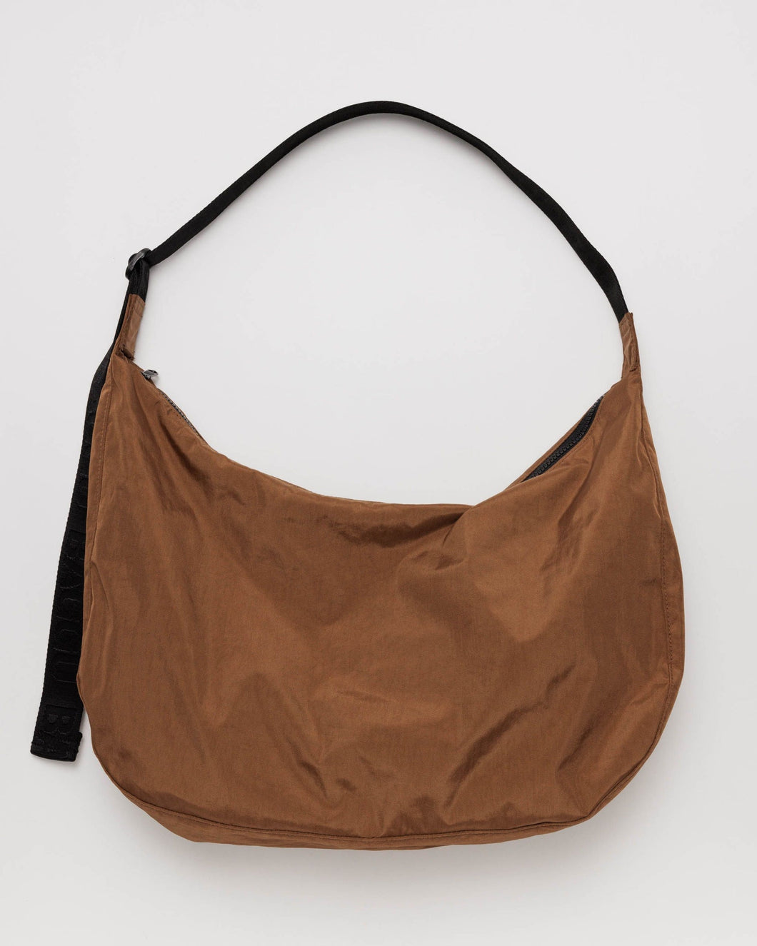 baggu - large nylon crescent bag - brown