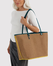 Load image into Gallery viewer, baggu - large nylon reversible tote - deep sea mix

