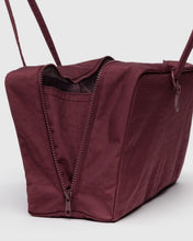 Load image into Gallery viewer, baggu - medium nylon bowler bag - mahogany
