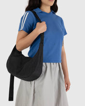 Load image into Gallery viewer, baggu - medium nylon crescent - black - prebook arriving late oct/early nov
