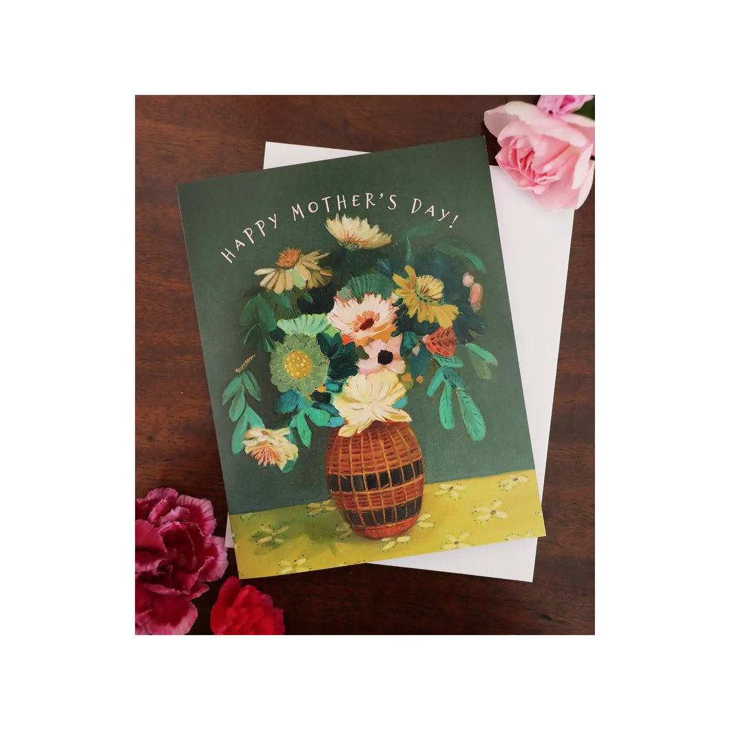 母の日の花束カード