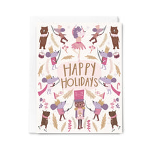 Load image into Gallery viewer, happy holidays - nutcracker  card
