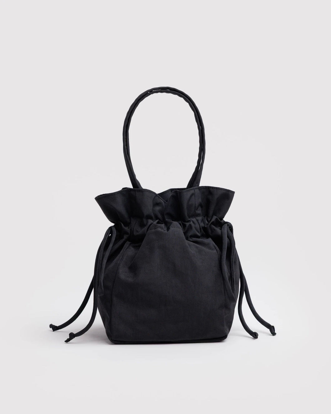 baggu - nylon drawstring bag - black - prebook arriving early nov