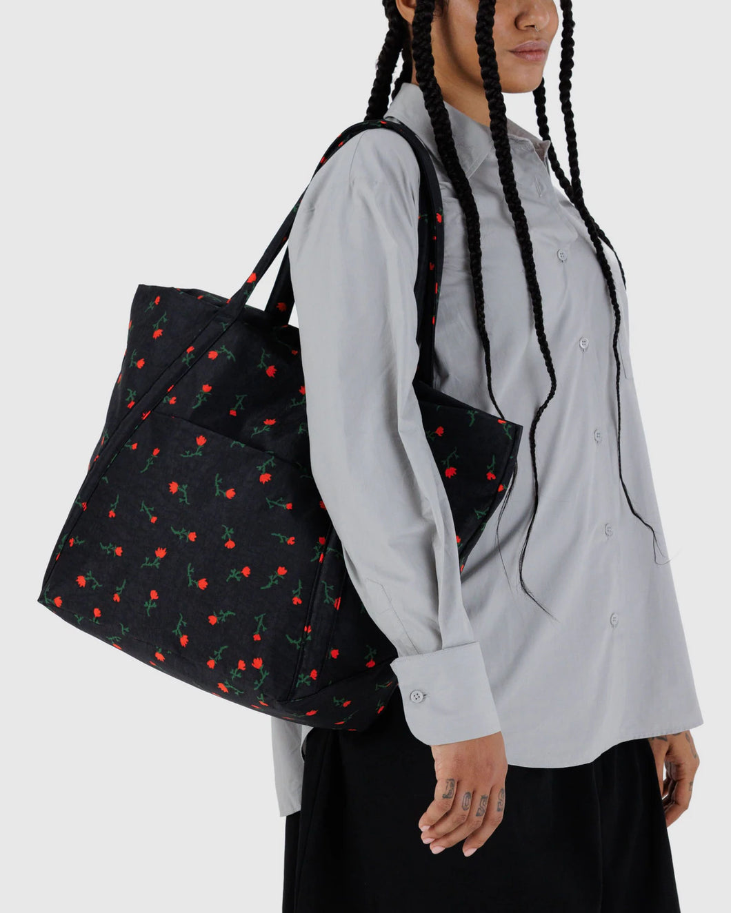 baggu - cloud bag -  painted wildflowers - prebook arrving late oct/early nov