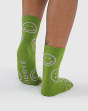 Load image into Gallery viewer, baggu - socks -  pear happy - prebook arriving late oct/early nov
