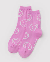Load image into Gallery viewer, baggu - crew socks - pink happy
