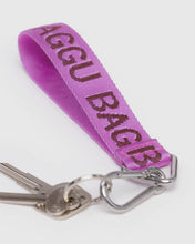 Load image into Gallery viewer, baggu - logo keychain - pink  - prebook arriving late oct/early nov

