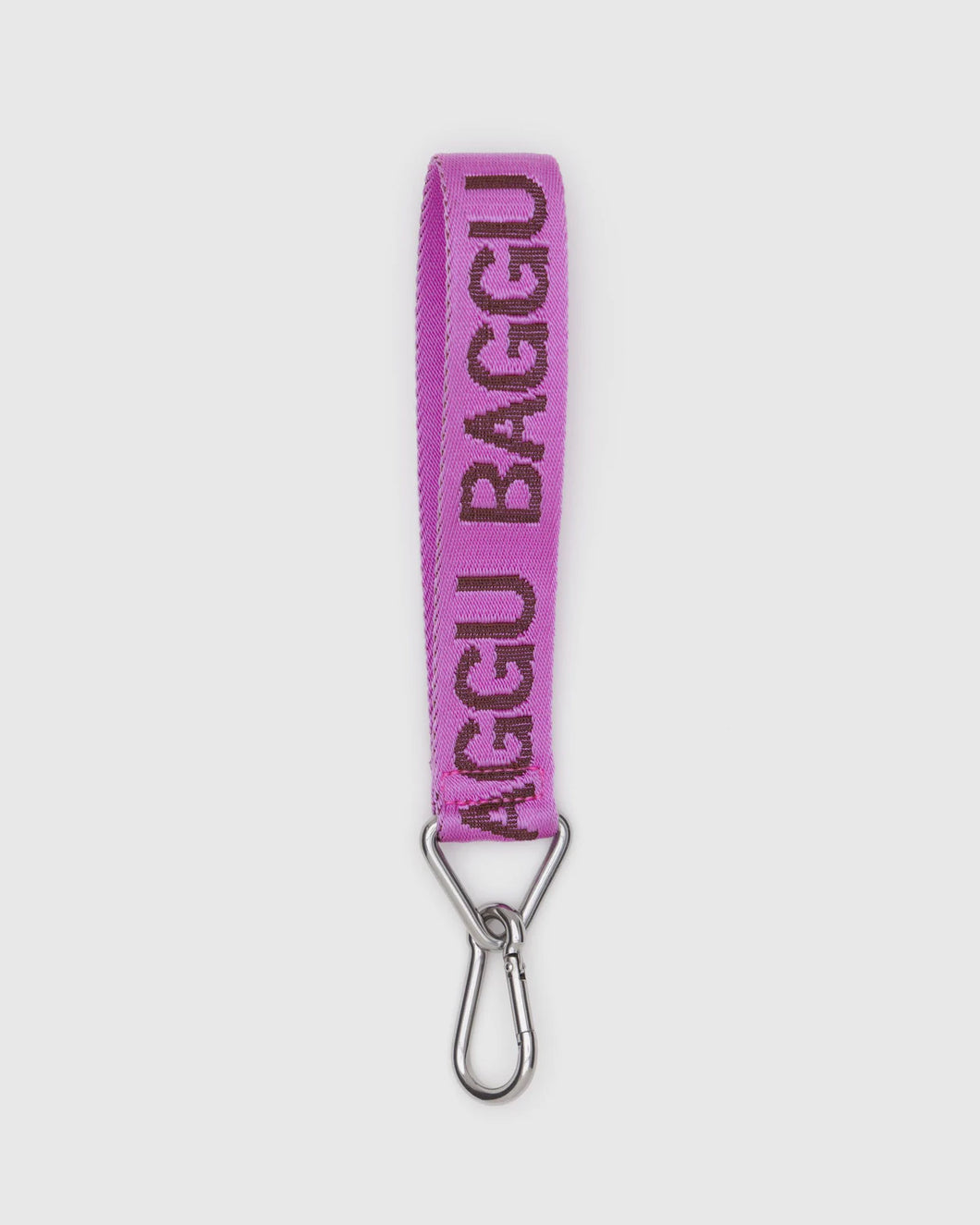 baggu - logo keychain - pink  - prebook arriving late oct/early nov