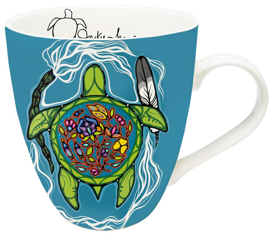 prayers for turtle island mug