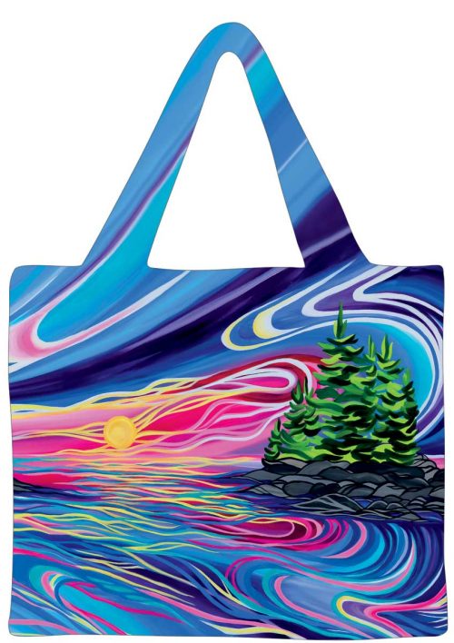 reflect & grow with love  shopping tote